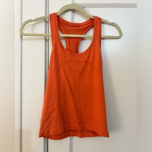 Lululemon orange swiftly tech racerback